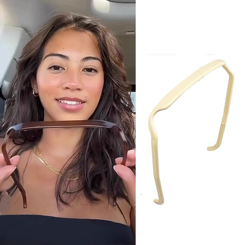 Sunglass Headband Thick/Curly/Straight Hair Headbands for Women's Hair Invisible Hair Hoop. The Perfect Fix (Multicolor)