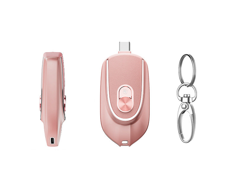 2 In 1 Mini Keychain Power Bank Keyring