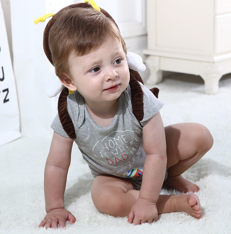 Baby toddler head pillow Child protection baby head protection pad Cute angel wings