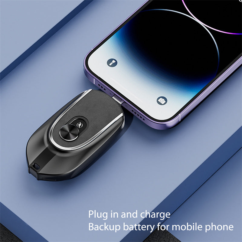 2 In 1 Mini Keychain Power Bank Keyring