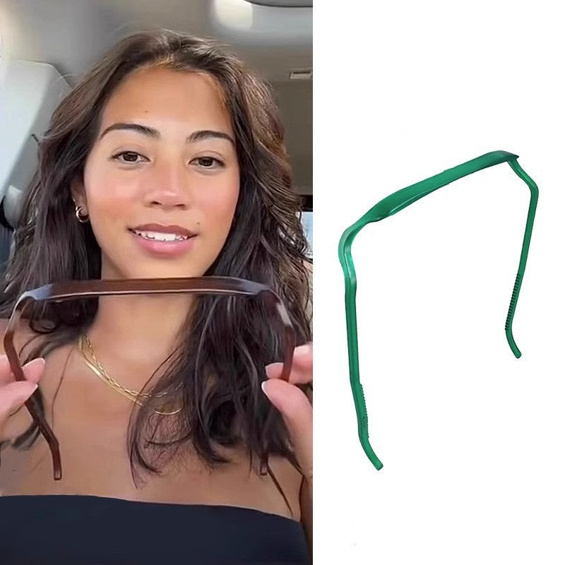 Sunglass Headband Thick/Curly/Straight Hair Headbands for Women's Hair Invisible Hair Hoop. The Perfect Fix (Multicolor)