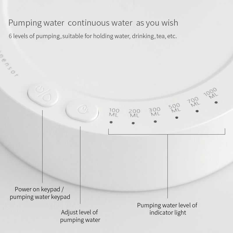 Automatic Water Bottle Pump Dispenser Rechargeable Water Pump Dispenser