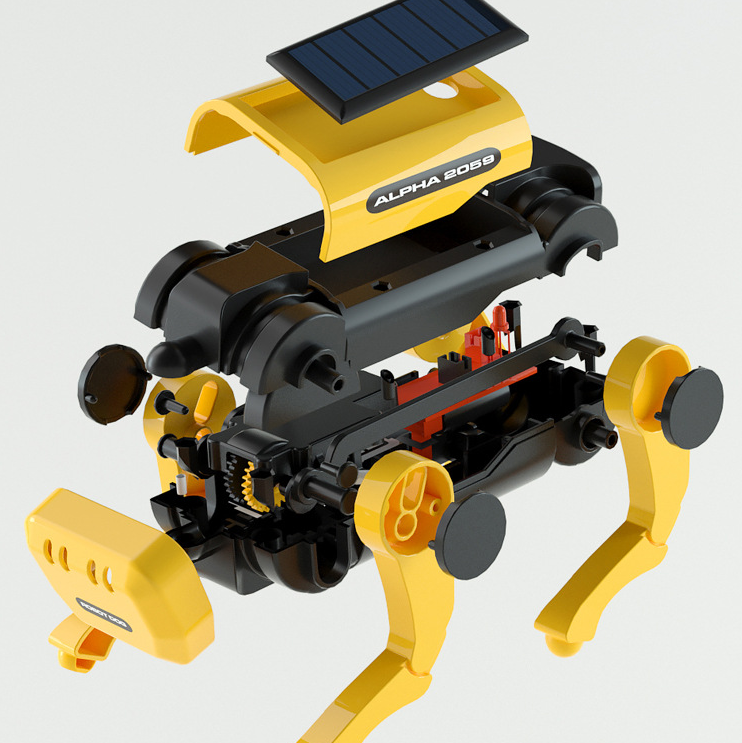 Solar Powered Dog Robot