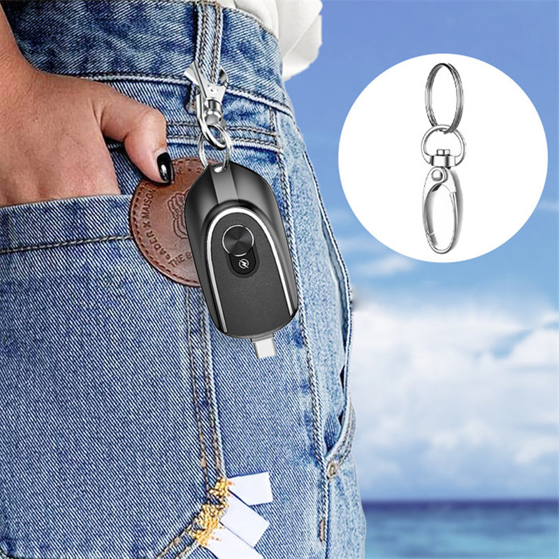 2 In 1 Mini Keychain Power Bank Keyring
