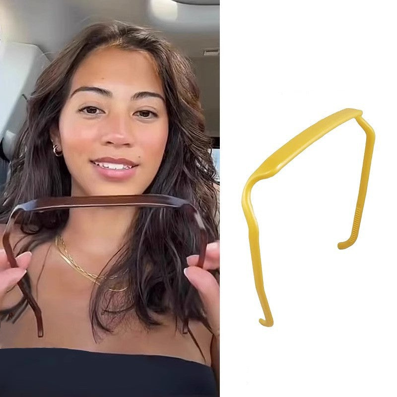 Sunglass Headband Thick/Curly/Straight Hair Headbands for Women's Hair Invisible Hair Hoop. The Perfect Fix (Multicolor)