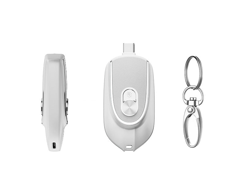 2 In 1 Mini Keychain Power Bank Keyring