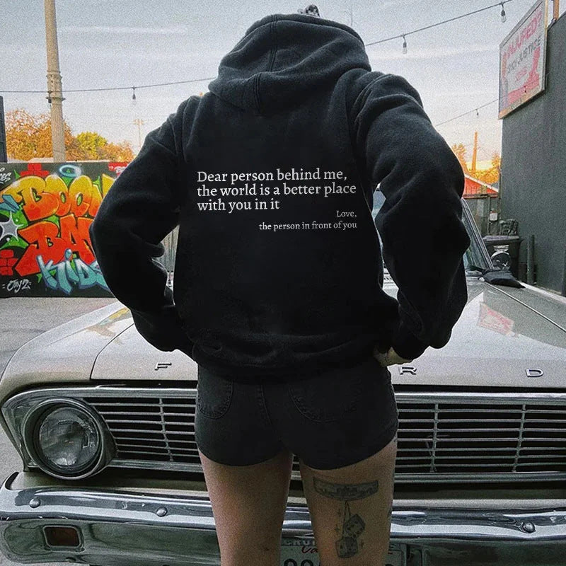 Printed Kangaroo Pocket Drawstring Unisex Hoodies