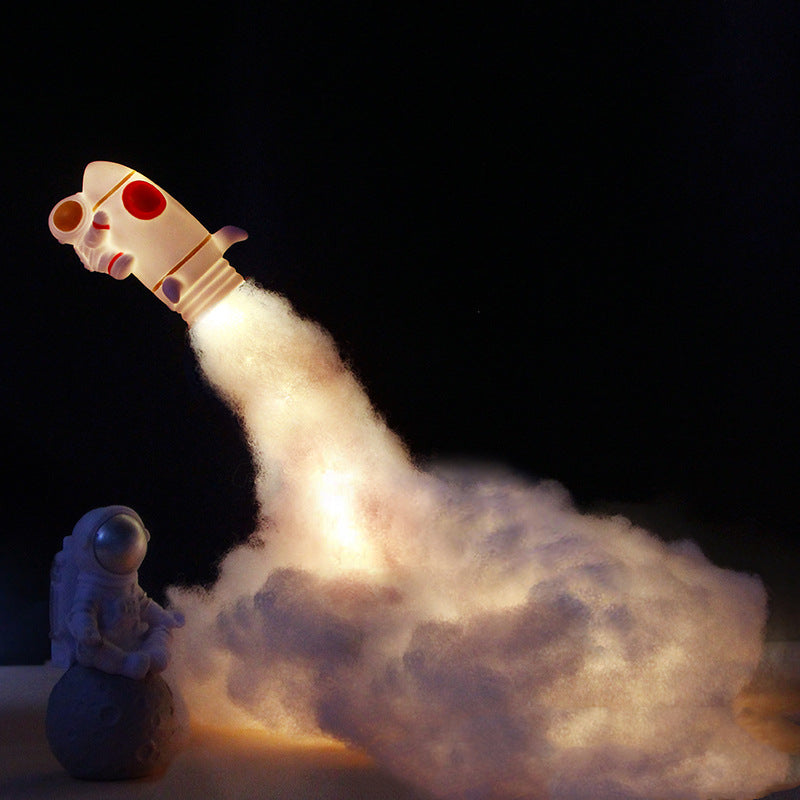 Creative Led Astronaut Rocket Night Light