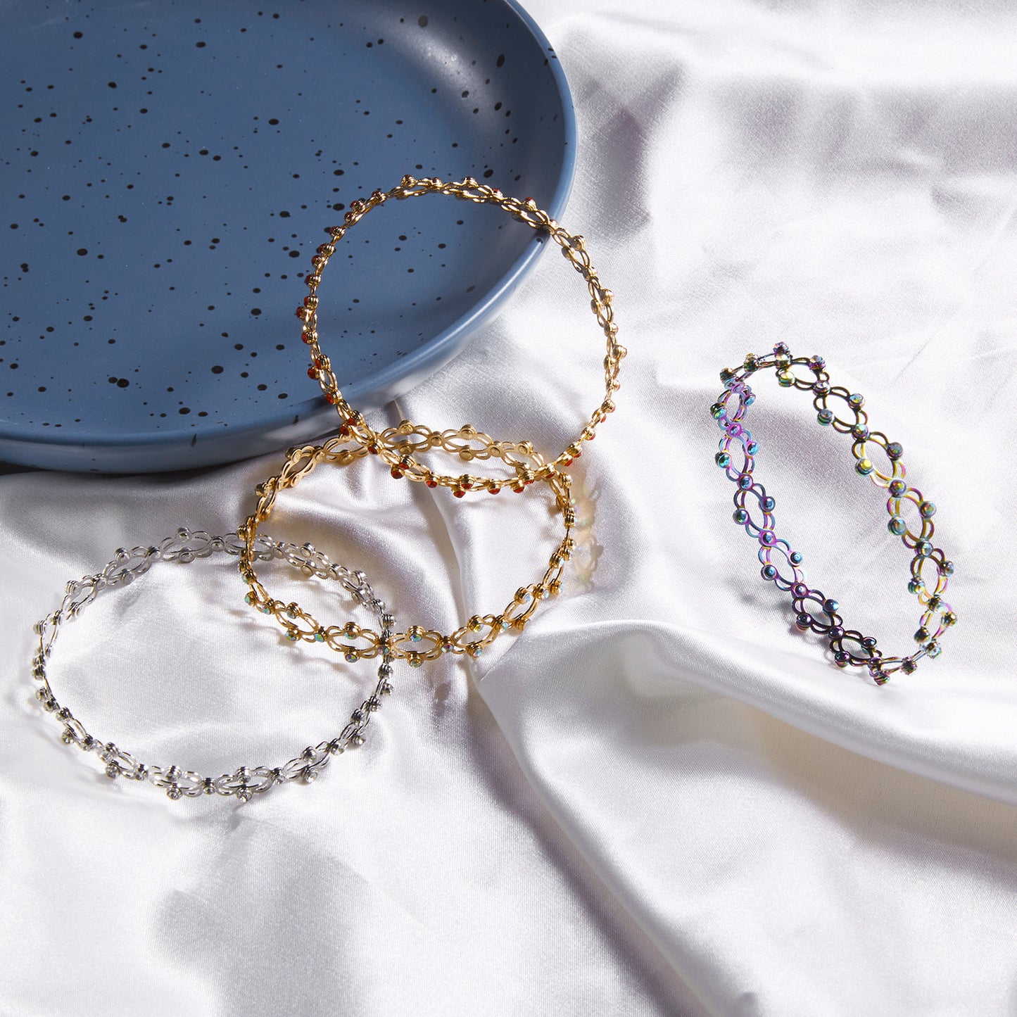 2 In 1 Folding Retractable Rings Bracelet