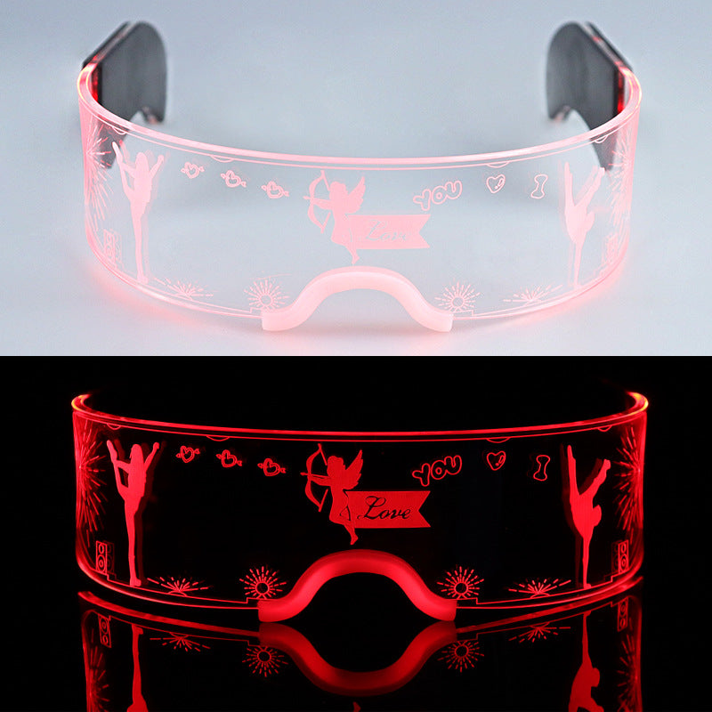 Light Up Futuristic Luminous Glasses