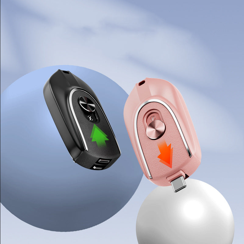 2 In 1 Mini Keychain Power Bank Keyring