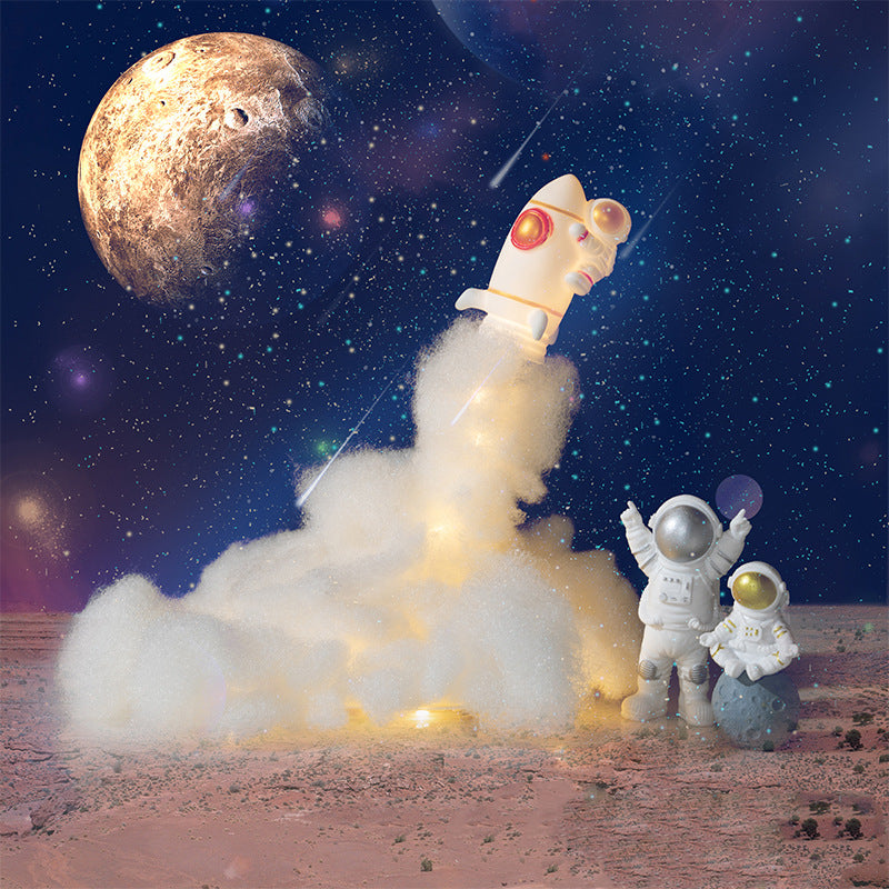 Creative Led Astronaut Rocket Night Light