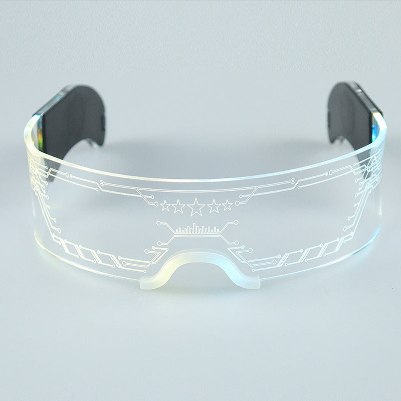 Light Up Futuristic Luminous Glasses