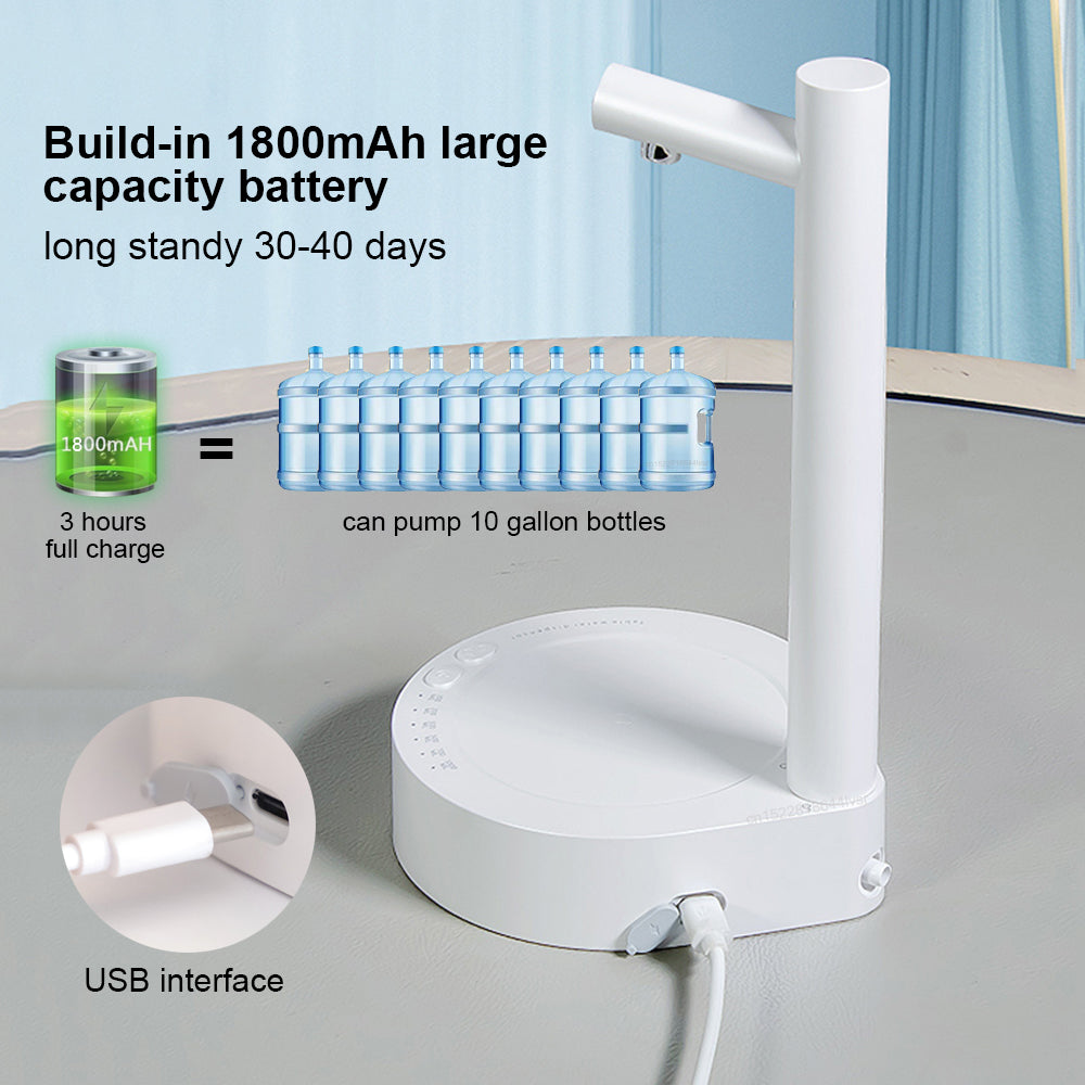 Automatic Water Bottle Pump Dispenser Rechargeable Water Pump Dispenser