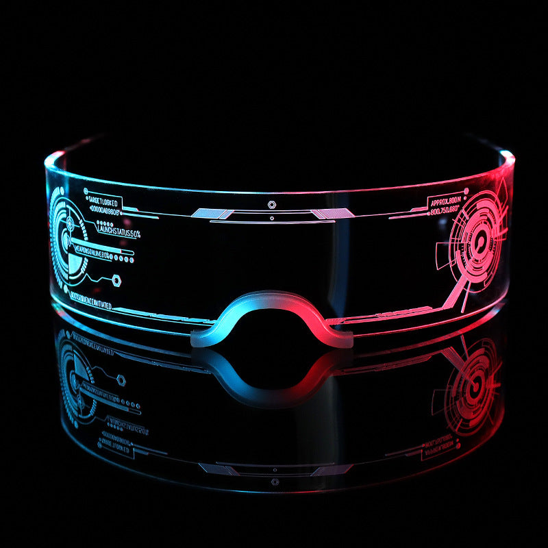 Light Up Futuristic Luminous Glasses
