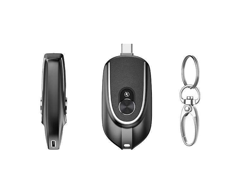 2 In 1 Mini Keychain Power Bank Keyring