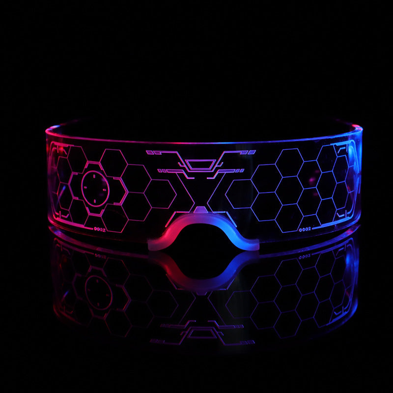 Light Up Futuristic Luminous Glasses