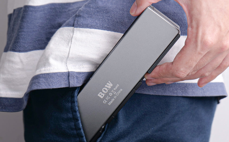 Portable Wireless Bluetooth Folding Keyboard