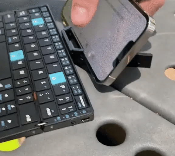 Portable Wireless Bluetooth Folding Keyboard