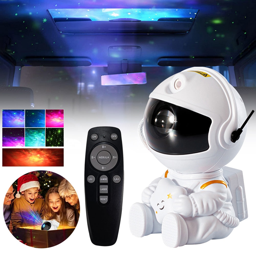 Astronaut Night Light LED Projector