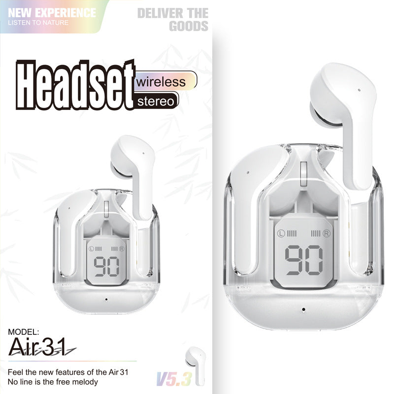 Mini Transparent Wireless Bluetooth Headset