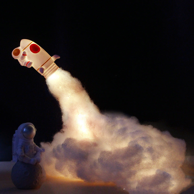Creative Led Astronaut Rocket Night Light