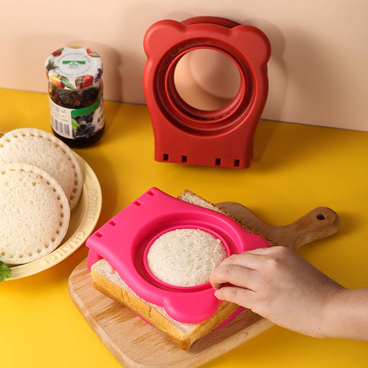 DIY uncrustable sandwich cutter Round Sandwich Kitchen Gadgets