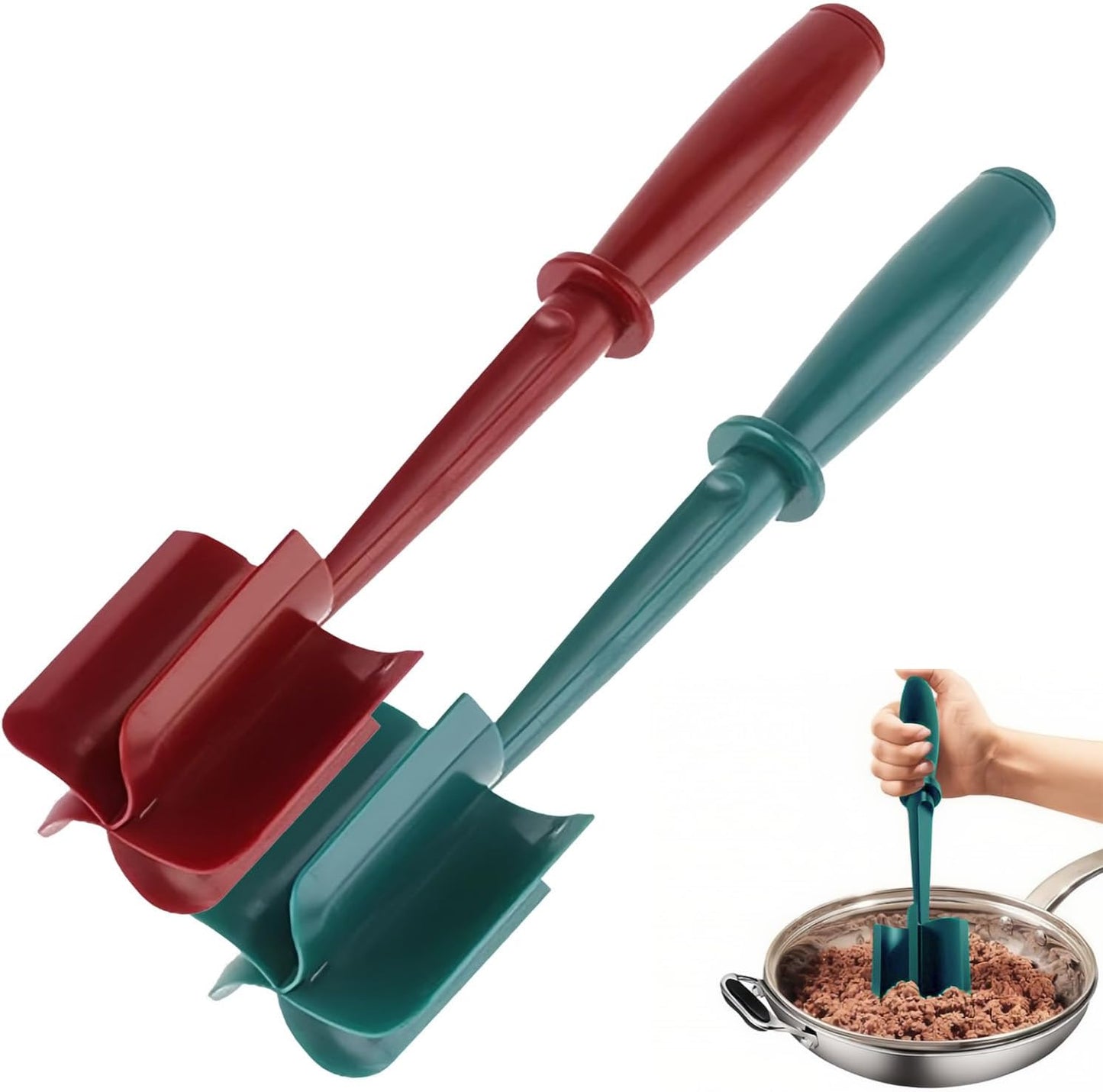 Ultimate Ground Beef Chopper and Smasher Tool - Perfect for Hamburger Making!