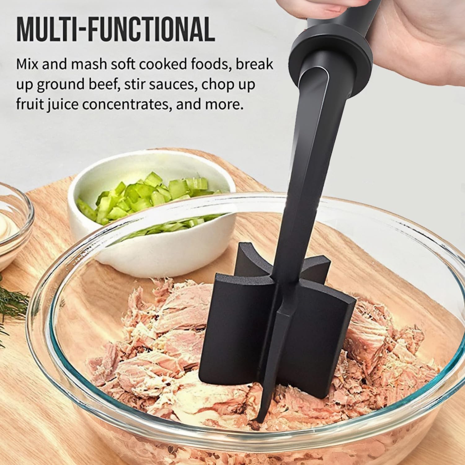 Ultimate Ground Beef Chopper and Smasher Tool - Perfect for Hamburger Making!