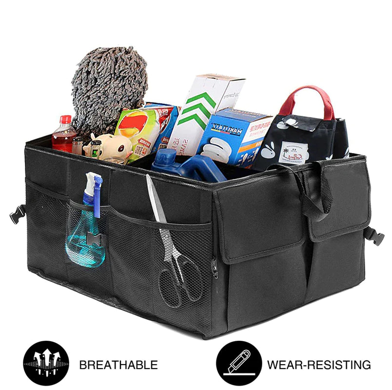 Trunk Cargo Organizer Folding Storage Collapse Bag Bin for Car Truck SUV 40L US